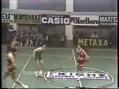 Kyriakos Vidas ♣ Panathinaikos - Olympiakos 106-84 (1985)
