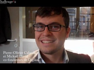 Les co-fondateurs de Digikaa en démo