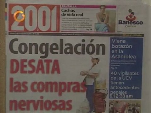 Noticias de primera plana