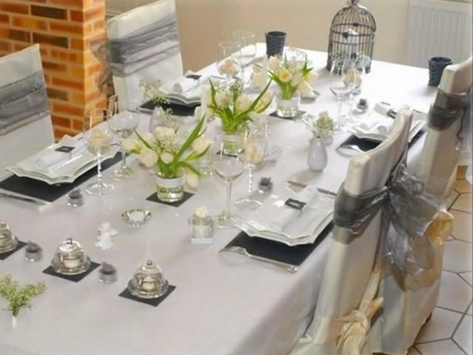 Deco table de mariage : modèles de tables de mariage - Décorer une table de mariage
