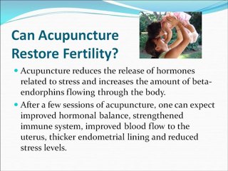 Acupuncture And Fertility