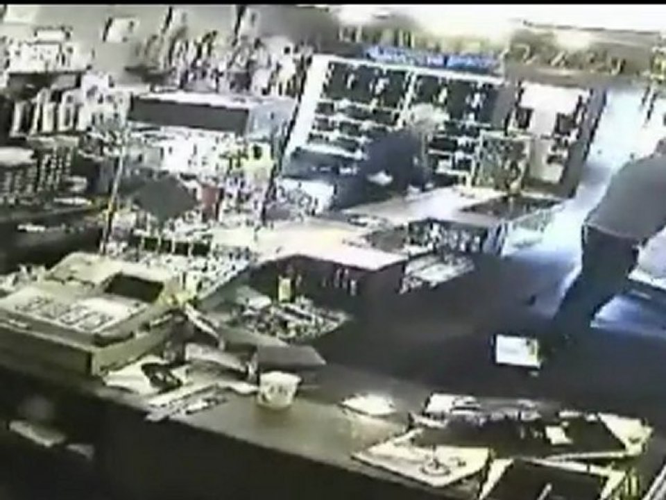 Man fights off knife-wielding robber with a broom