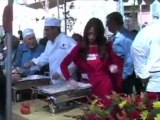 SNTV - Kim Kardashian and Celebs Feed Homeless