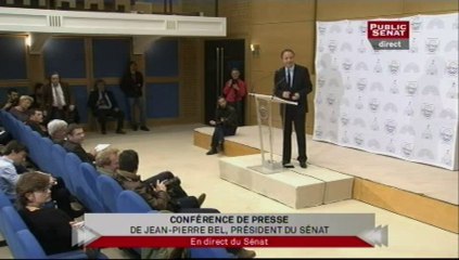 EVENEMENT,Conférence de presse de Jean-Pierre Bel