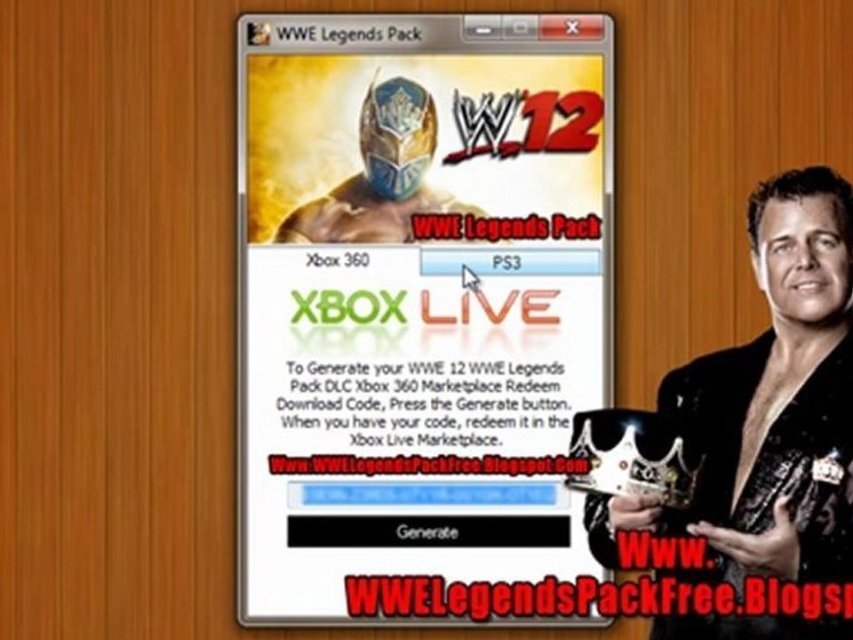 WWE 12 WWE Legends Pack DLC - Xbox 360 - PS3