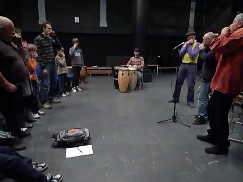 Stage harmonica avec Antoine Laville - 1er jour