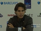 Rafael Nadal vs Roger Federer - English Nadal Press Conference
