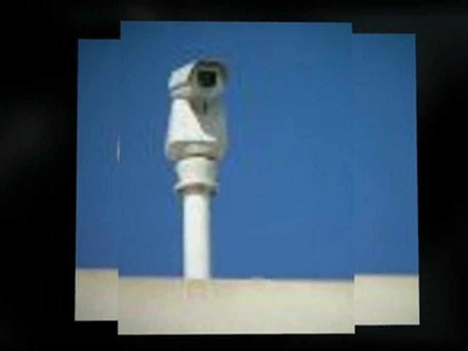 CCTV Security Camera System Detects Trespass