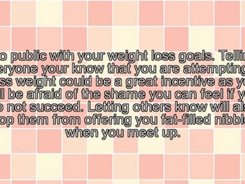 Fat Loss Tips
