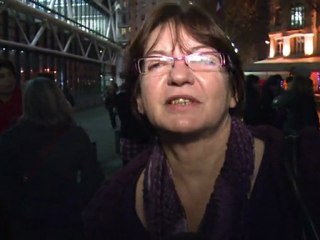 Manifestation pour alerter sur les violences faites aux femmes