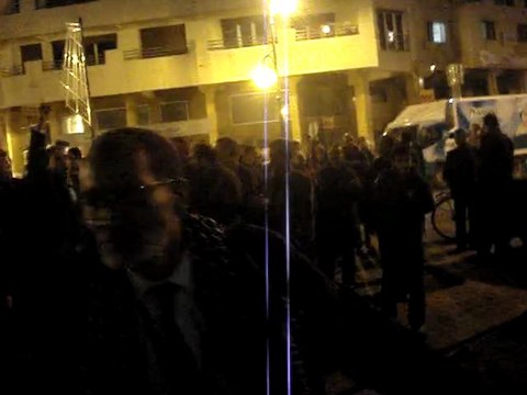 ـ 3 ـ وقفة احتجاجية لوكلاء اللوائح الانتخابية بدائرة وجدة انكاد امام مقر ولاية الجهة الشرقية / مساء يوم 25 نونبر 2011