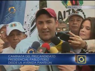 下载视频: Pablo Pérez pide a Chávez que hable menos y actúe más