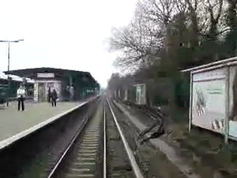 S-Bahn Berlin Führerstandsmitfahrt Grünau - Neukölln