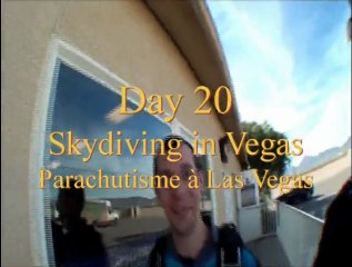 Day 20, American/Around The World Tour 2011 -Skydiving/Parachutisme à Las Vegas