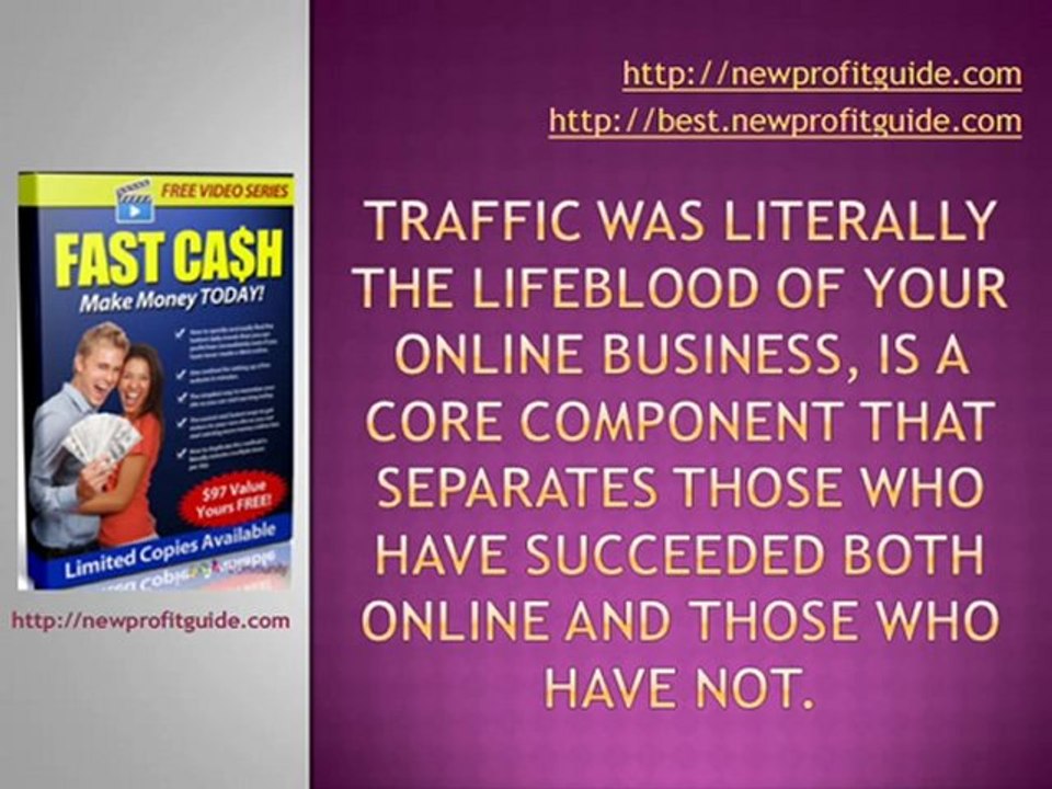 9 Series Training Videos From New Profit Guide To Leran Make Money Online Fast