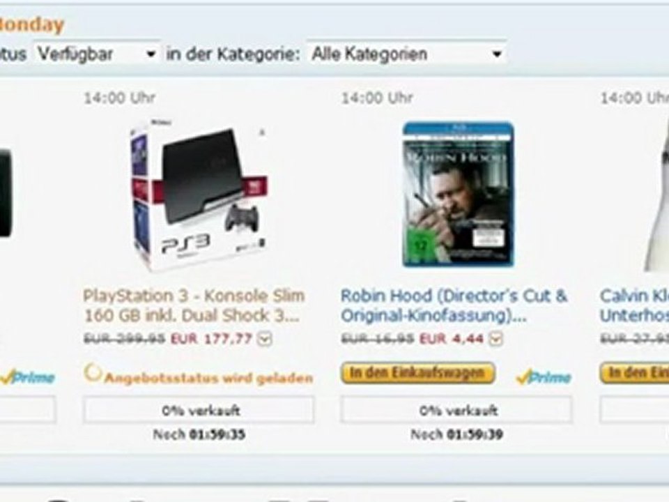 Amazon Black Friday  Cyber Monday Deals 2011