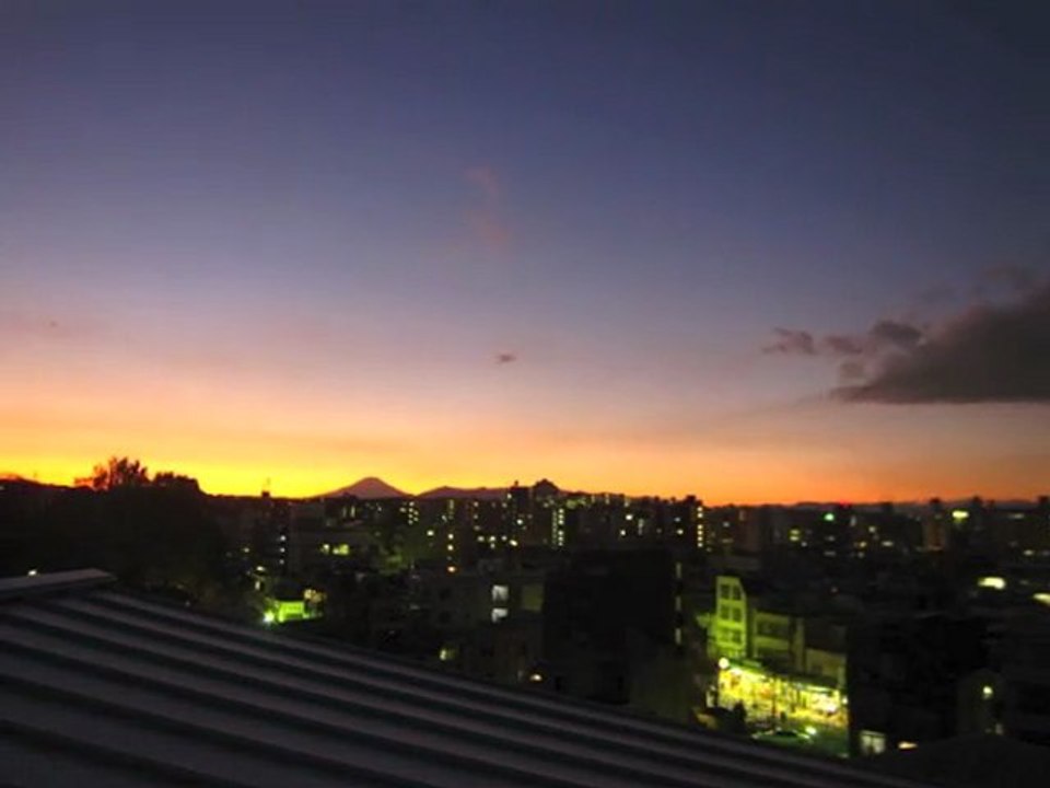 Yokohama Evening Sky - Nov 25. Mt. Fuji
