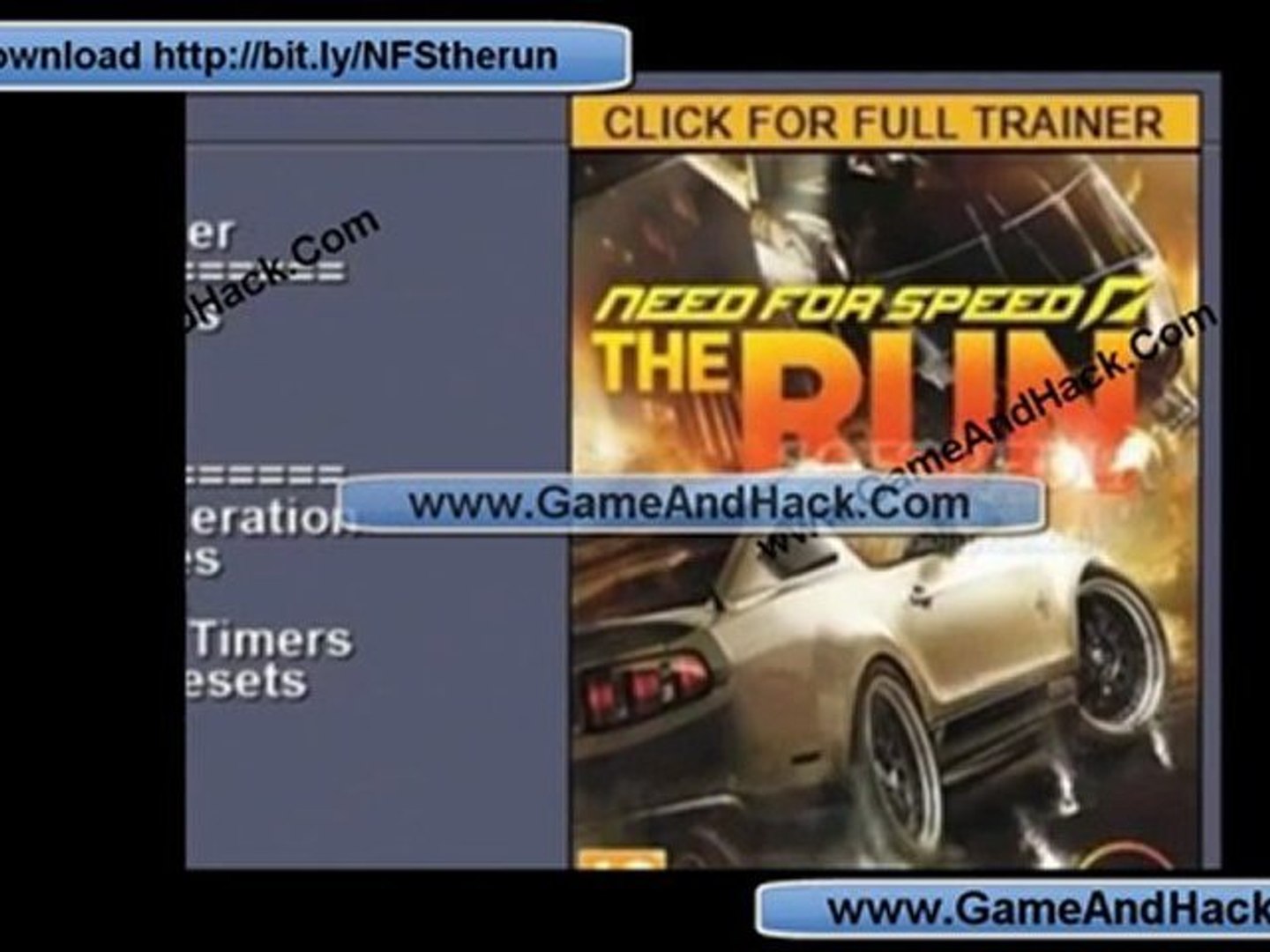 November 2011 Need for Speed the Run v2.0 TRAINER FREE WORKING – Видео  Dailymotion