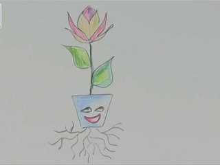 La Fleur de Josy - Dessin animé réalisé lors d'un atelier.