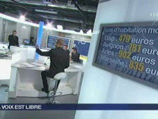 Revoir l'émission et le chat sur la hausse des impots en Paca