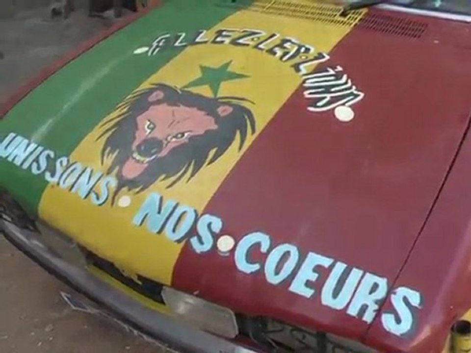 Senegal supporter shows his true colours