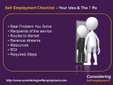 What is Self Employment? 02 Self Employment Ideas