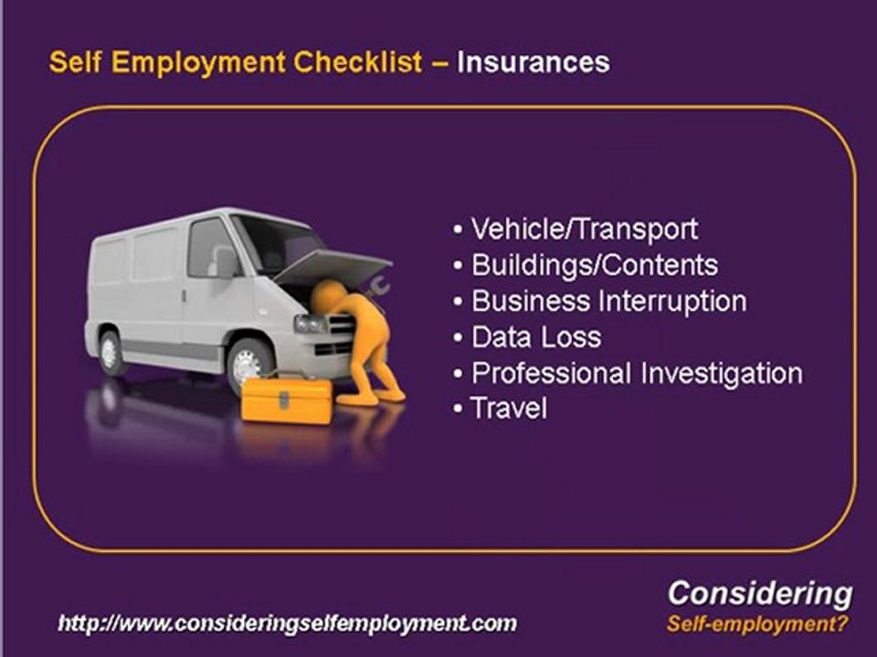 What is Self Employment? 10 Register as self employed - Insurance
