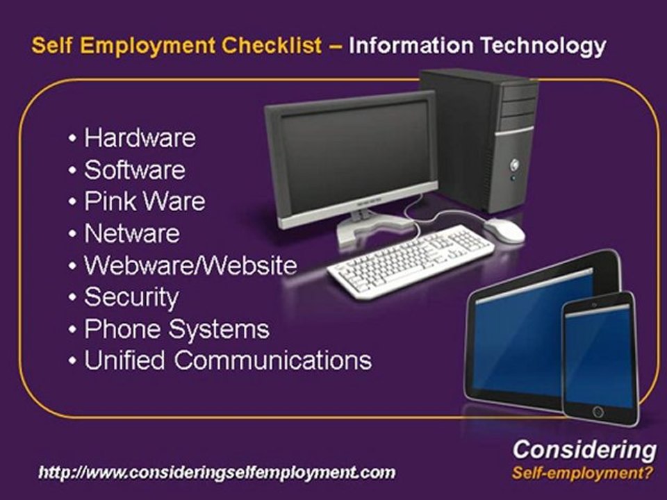 What is Self Employment? 12 Information Technology