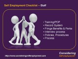 What is Self Employment? 14 Hiring Staff Recruiting Staff