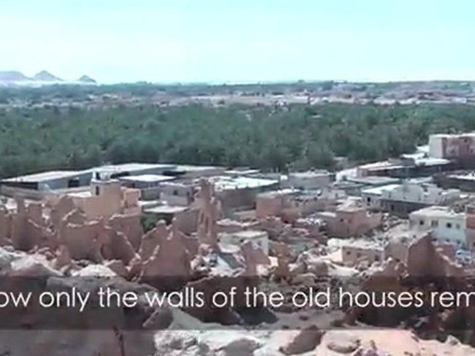 Siwa oasis in Egypt - Panorama from the Shali fortress