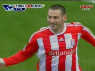 Stoke 3-1 Blackburn Delap header, Rochina superb-strike