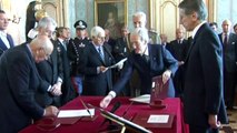 Napolitano - Giuramento del Ministro degli Affari Esteri del Governo Monti