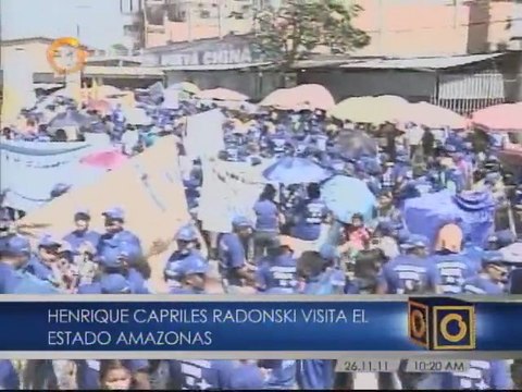 Henrique Capriles desde el estado Amazonas