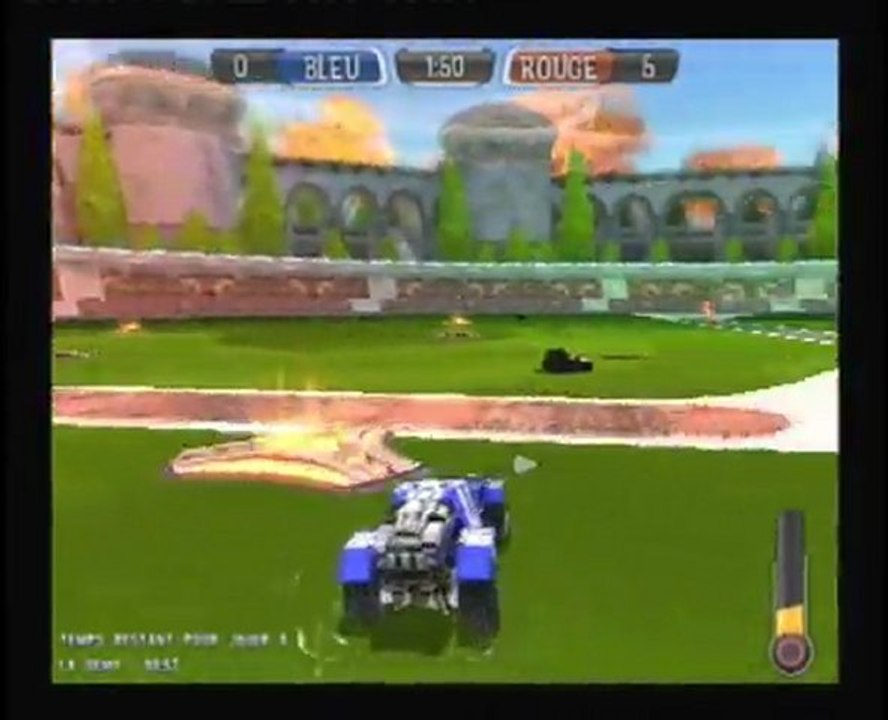 Gameplay multijoueur (délire) Supersonic Acrobatic Rocket-Powered Battle-Cars par 1
