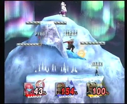 Super Smash Bros Brawl - Affrontement contre Mickanondorf et Darklink (partie 1)