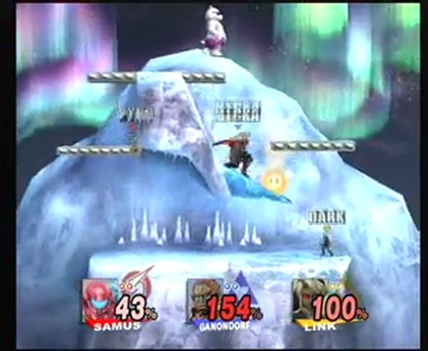 Super Smash Bros Brawl - Affrontement contre Mickanondorf et Darklink (partie 1)