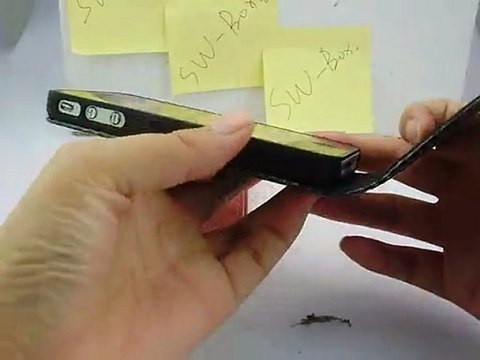 Best iPhone 4/4S Snake Skin Leather Flip Case