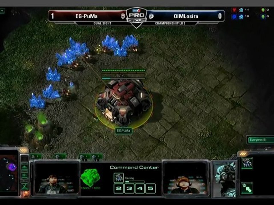 MLG Providence 2011 - Game 1 & 2 - EG Puma (T) VS Q.IM Losira (Z)