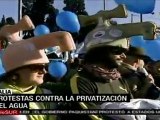 Protestas en Italia contra privatización del agua