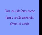 Musiciens et leurs instruments