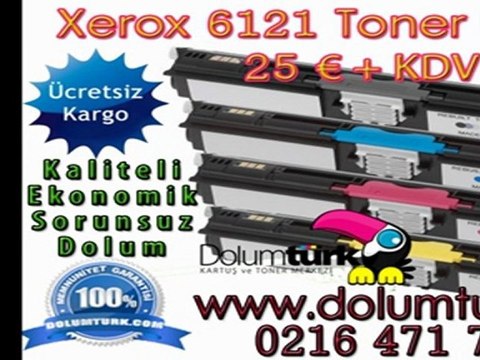 Xerox Toner Dolumu,Xerox 6121 Toner Dolumu, Xerox 6121 Muadil Toneri , Xerox 6121 Toner