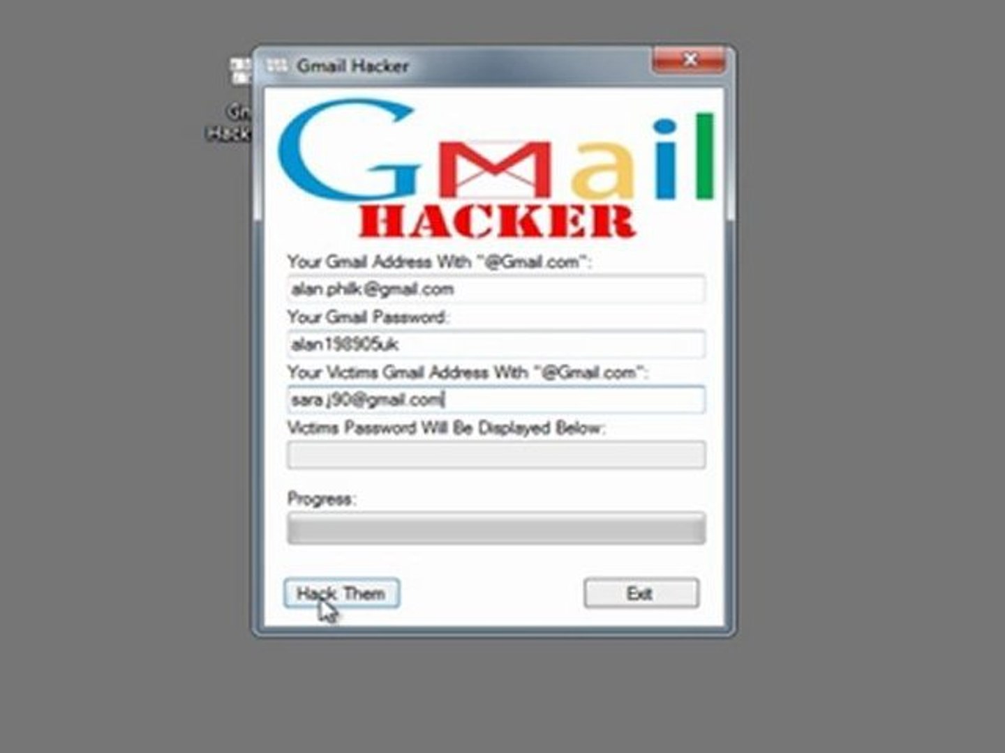 HOW TO HACK GMAIL ACCOUNT PASSWORD 5STEPS 5MINS