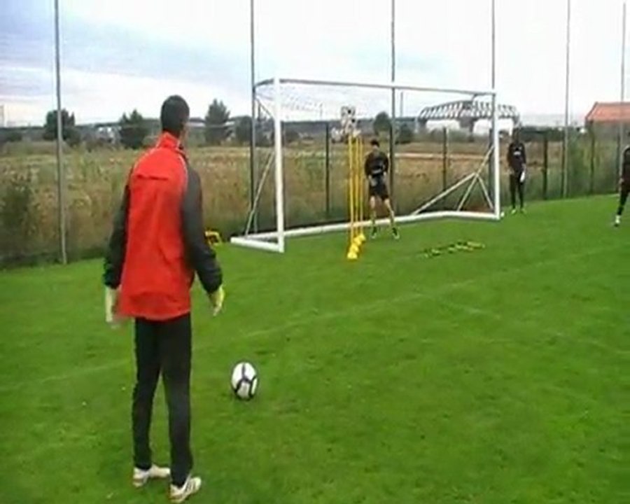 Entrainements des 4 gardiens du FC Martigues