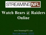 Watch Bears Raiders Online | Raiders Bears Live Streaming Football