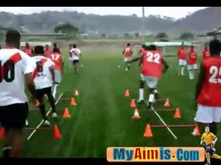 Football training with Professor Lucas Ferreyra 2010