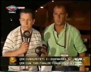 Fatih Terim'in canlı yayın kazası