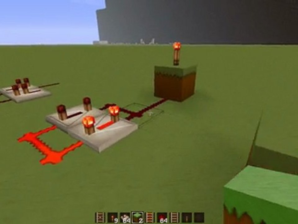 [Tutoriel] Comment faire clignoter une torche de redstone - Minecraft