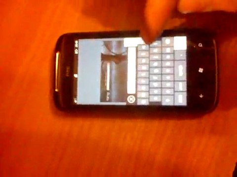 pierwsze kroki po HTC 7 mozart, efekto Multi-Touch