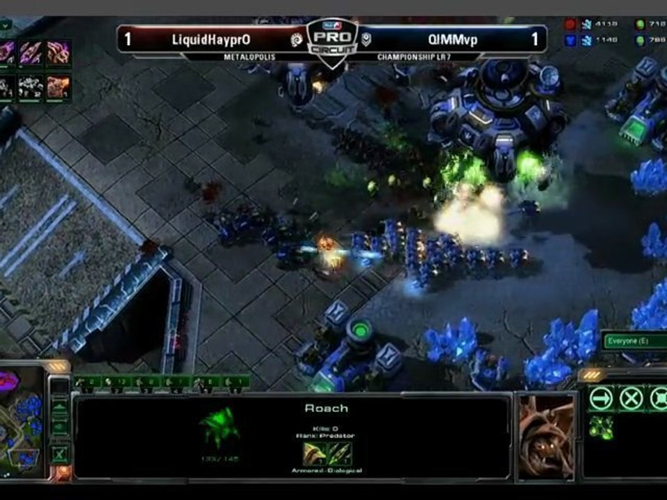 MLG Providence 2011 - Game 3 - Liquid`Haypro (Z) VS Q.IM MVP (T)