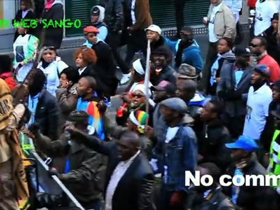 MARCHE DE SOUTIENT AU CANDIDAT NUMERO 11, Mr ETIENNE TSHISEKEDI WA MULUMBA candidat à l'election presidentielle
